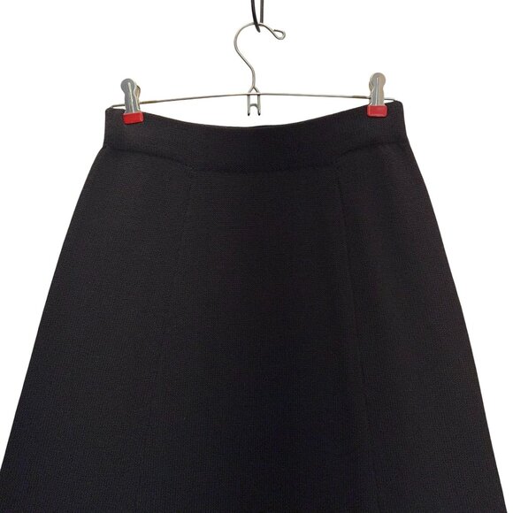 Vtg St. John Evening By Marie Gray SIZE 6 BLACK SANTANA KNIT MAXI Skirt (USA) - Picture 3 of 9